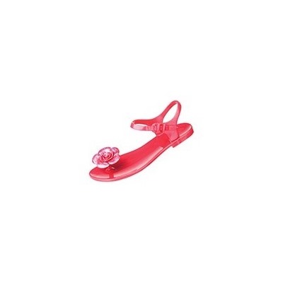 Сандалии Jelly Flower (вишнево-красный с шиммером) / Zhoelala Jelly Flower glitter red &*