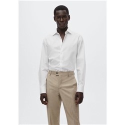 Camisa traje slim fit algodón -  Hombre | MANGO OUTLET España