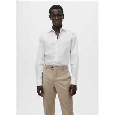 Camisa traje slim fit algodón -  Hombre | MANGO OUTLET España