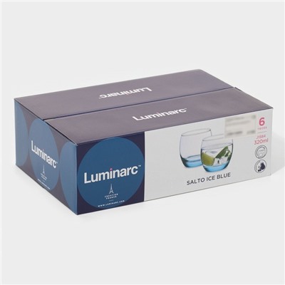 Стакан Luminarc SALTO, 320 мл, стекло, голубой