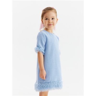 Платье для девочки MINAKU: PartyDress, голубое, рост 158 см