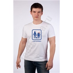 Футболка  "I love football" /football forever/