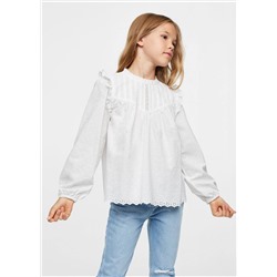 Blusa plumeti volantes -  Niña | MANGO OUTLET España