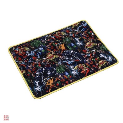 Коврик игровой, 360x260x2.5мм, Каучук, Герои вселенной
