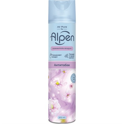Освежитель воздуха Alpen Антитабак, 300 мл