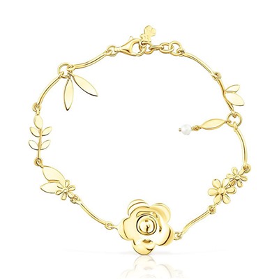 Pulsera Fragile Nature - plata - perla cultivada