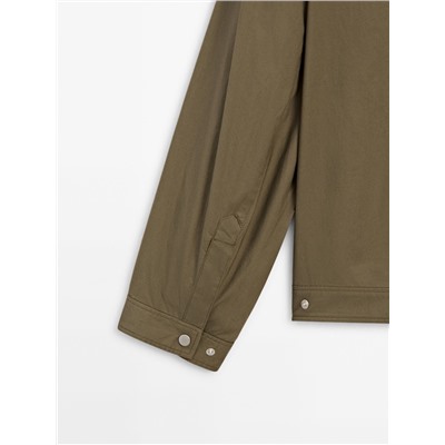 Sobrecamisa algodón bolsillo pecho