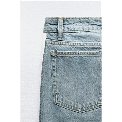 JEANS TRF RECTO BANDA LATERAL TIRO BAJO