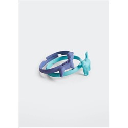 Pack 2 anillos combinados -  Niña | MANGO OUTLET España