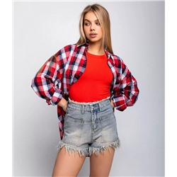 Джинсовые шорты #КТ6322, голубой