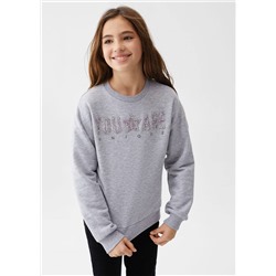 Sudadera estrellas purpurina -  Niña | MANGO OUTLET España