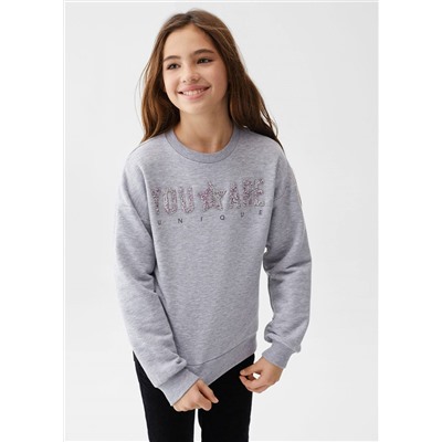 Sudadera estrellas purpurina -  Niña | MANGO OUTLET España