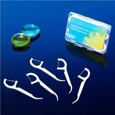 Зубная нить с держателем Revyline floss toothpicks (8 шт)