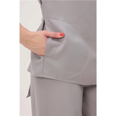Блуза медицинская женская 3-78.1-21-1 / Kiara 34 Grey pearl