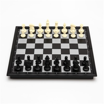Настольная игра 3 в 1 "Классика": шахматы, шашки, нарды, магнитная доска, 25 х 25 см
