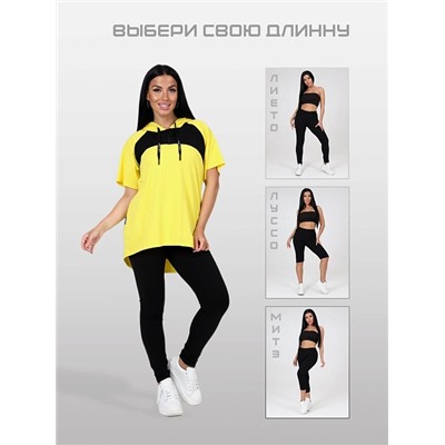 Женская футболка Лика Желтая