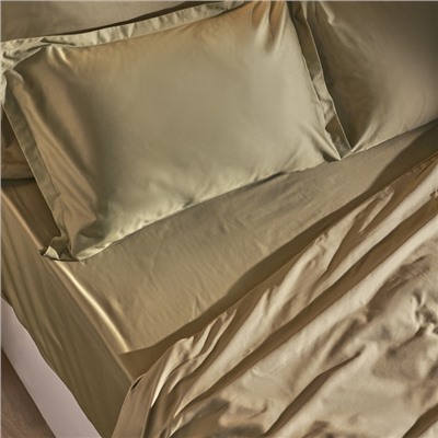 Пододеяльник 220ТС SL Home "Олива" 150*220 см , сатин, 100% хлопок