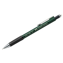 Карандаш механический Faber-Castell "Grip 1347" 0,7мм, B, грип, с ласт., автоподача грифеля, зеленый
