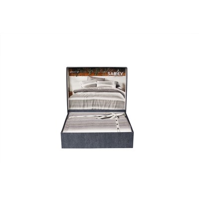 Постельное белье Sarevfancy poplin 1.5 сп. N193 Greta v1/Gri
