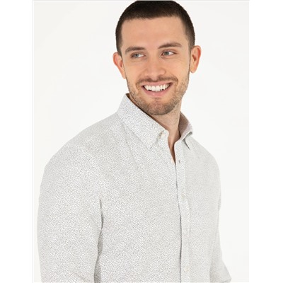 Haki Slim Fit рубашка с длинным рукавом