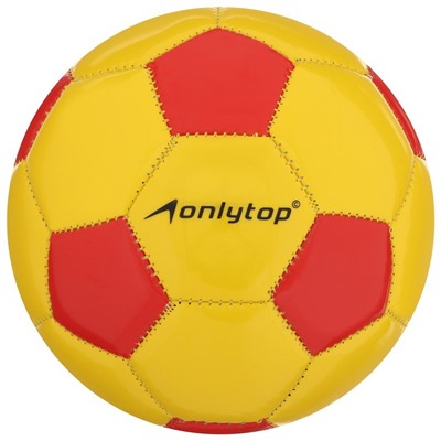 Футбольный мяч ONLYTOP, машинная сшивка, 32 панели, р. 2, EVA, цвет МИКС