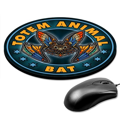 KM1156 Коврик для мыши Totem Bat (Летучая мышь), d.20см