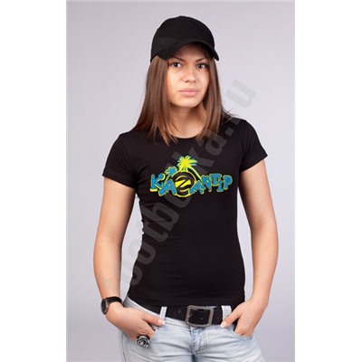 Футболка женская "kaZantip" светится в УФ