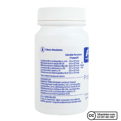 Pure Encapsulations Daily Пробиотическая смесь 30 капсул