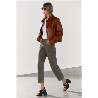 JEANS ZW COLLECTION RECTOS CROPPED TIRO MEDIO