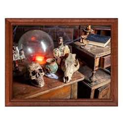 POSG-0049 Постер в рамке 23x17см Черепа