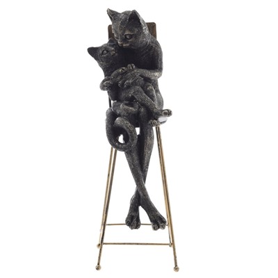 Фигурка декоративная "Кошка", L9,5 W9,5 H27 см