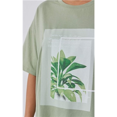 Футболка F412-067-819 olive