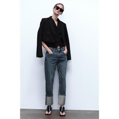 JEANS TRF SLIM LEG TIRO MEDIO
