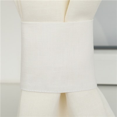 Комплект штор для кухни с подхватами Этель Кitchen linen, 150×176 см-2 шт., 100% лён 240 г/м²
