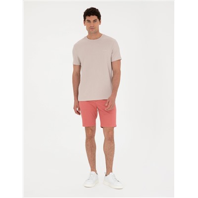 Pink Slim Fit Toay Shorts