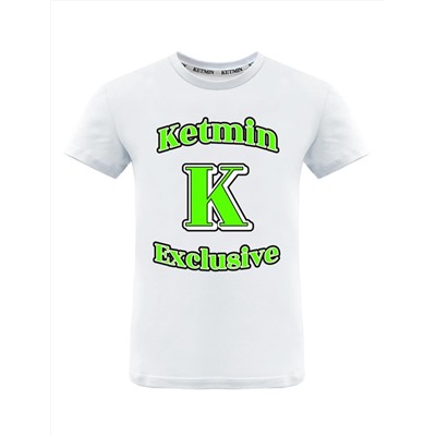 Футболка детская KETMIN EXCLUSIVE цв.Белый/салатовый