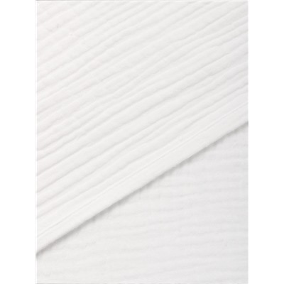 Полотенце - уголок муслиновый Крошка Я, 75×75 см, 100% хлопок, 120 г/м², белый