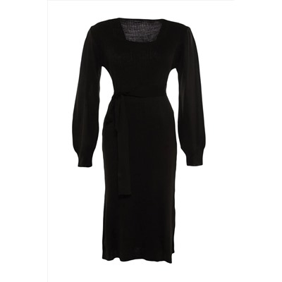 Black Chodycone Midi Midi Ditwear платье TBBAW23AH00032