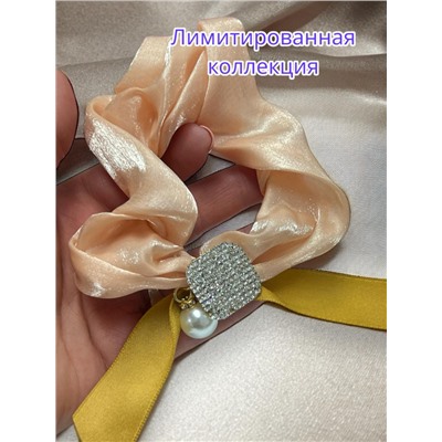 Резинка для волос Dolli Корея Р25А Цвет персиковый