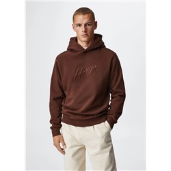 Sudadera algodón logo -  Hombre | MANGO OUTLET España