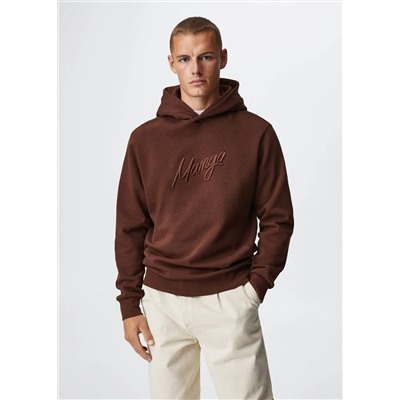 Sudadera algodón logo -  Hombre | MANGO OUTLET España
