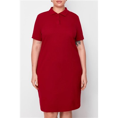 Bordeaux polo Yaka Mini Disting Plord Tbbss24ah00164