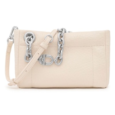 Bolso bandolera - cuero - beige