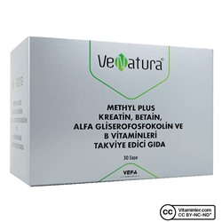 Venatura Methyl Plus Creatine, Beatin, альфа-глицерофосфохолин и витамины группы В 30 пакетиков
