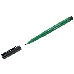 Ручка капиллярная Faber-Castell "Pitt Artist Pen Brush" цвет 264 темно-зеленая, пишущий узел "кисть"