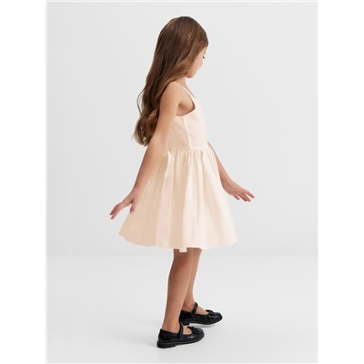 Платье для девочки, MINAKU :Party Dress, цвет молочный, рост 128 см