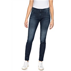 Vaquero skinny fit de tiro alto Luzien - Azul