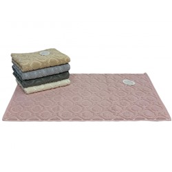 Коврик для ног Карвен TILE 50*80 махра KV 434 pembe
