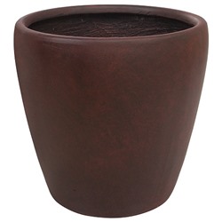 Кашпо Nobilis Marco "Granite graphite Round" (файберглас), D36хH34 см