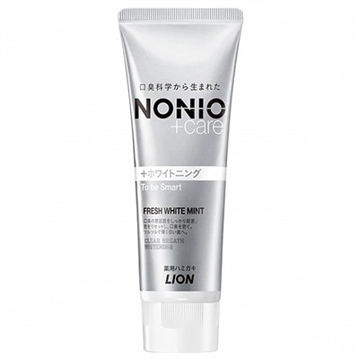 Зубная паста Lion Nonio +Care Fresh White Mint вкус фруктов и мяты, 130 гр